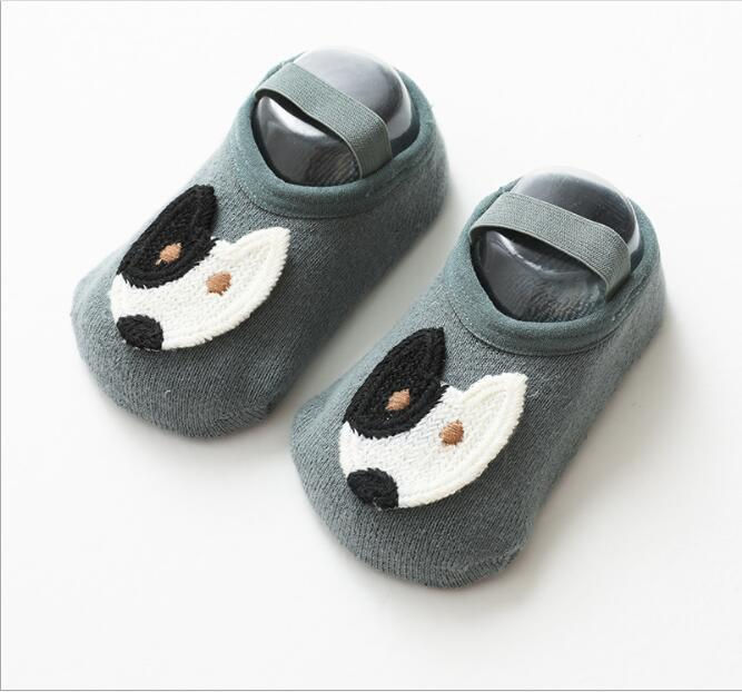 Thumbnail: Newborn Cartoon Animal Baby Socks Autumn Winter Soft Cotton Baby Girls Socks  I