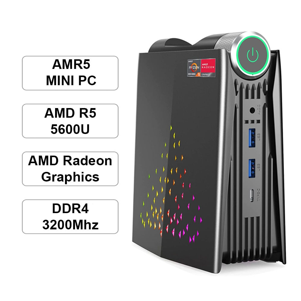 Chatreey AMR5 AM08 Mini PC Ryzen 5 5800U R7 7735HS 680M R9 7940HS 780M Colorful