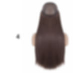 Thumbnail: Synthetic Long Wavy No Clip Hair Extensions Artifical Invisible Fish Line False
