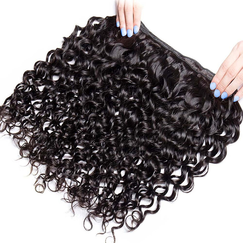 Thumbnail: Brazilian Kinky Curly Human Hair Bundles 8-28 Inch Natural Hair Weave  1/3/4 Bu