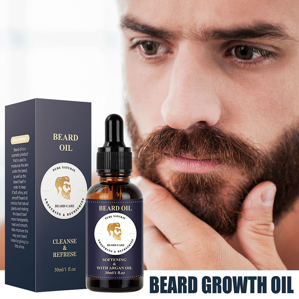 Thumbnail: New Beard Oil for Men Conditioner Provide Nourishment Enhance Natural Shine Sof