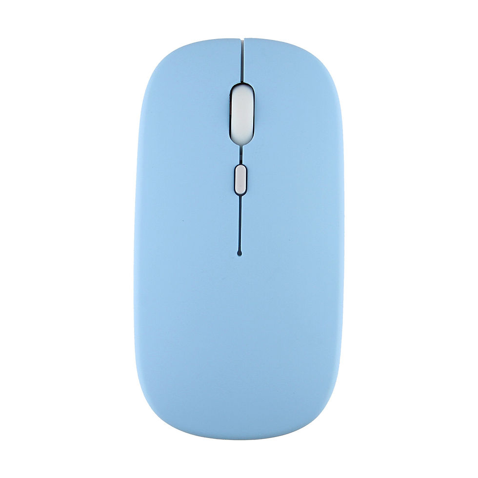 Thumbnail: Wireless Bluetooth Mouse Portable Magic Silent Ergonomic Mice For Laptop iPad T