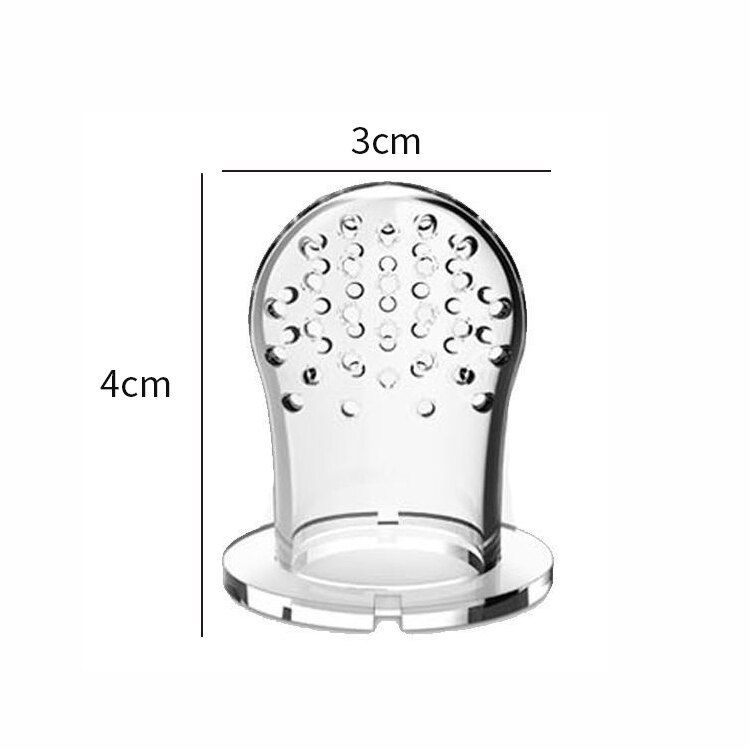 Thumbnail: 1PC Silicone Baby Fruit Feeder with Cover Baby Nipple Fresh Food Vegetable Supp