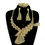 الصورة المصغرة: Hot Selling Fashion Jewelry Set Necklace Earring Bracelet Set Elegant Luxury La
