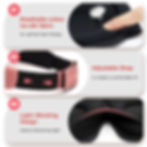 Thumbnail: 3D Sleeping Mask Blocking Light Sleep Eye Mask Memory Foam Eyeshade Soft Padded