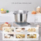 Thumbnail: 5.5L 8L Electric Dough Mixer Kneading Machine Flour Fermenting Automatic Stainl