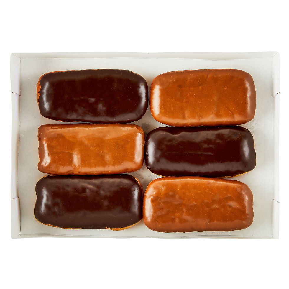 Thumbnail: WISHALIVE FRESH Maple or Chocolate Iced Fluff Filled Bars, 1 lb 5 oz, 6 Count