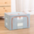 Thumbnail: New Pillow Large Box Capacity Storage Organizer Quilt Foldable Box Storage Clot