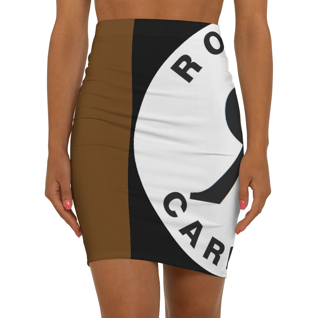 ROSNER CARNEGIE NYC® PY-W-NYC-SK-2000-1-10 RC PENCIL SKIRT - BROWN