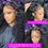 Miniatura: 13x4 Water Wave Lace Front Wigs For Black Women Pre Plucked With Baby Hair Curl