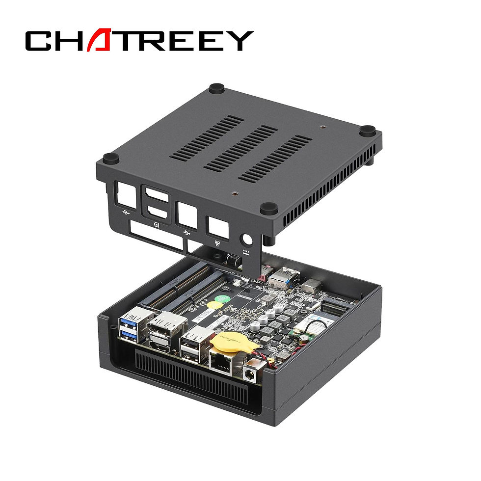 Thumbnail: Chatreey AMD Athlon 3150U Mini PC with Vega 3 Graphics 4K UHD Nvme SSD Desktop 