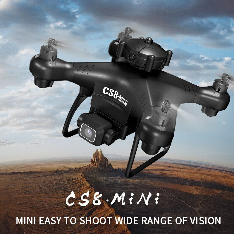 Thumbnail: CS8 Mini Drone 4K 6K Double Camera HD Profesional Obstacle Avoidance 360 RC Wid