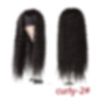 Thumbnail: Synthetic Afro Kinky Curly Headband Wig Natural Black Blonde Wigs Organic Fiber