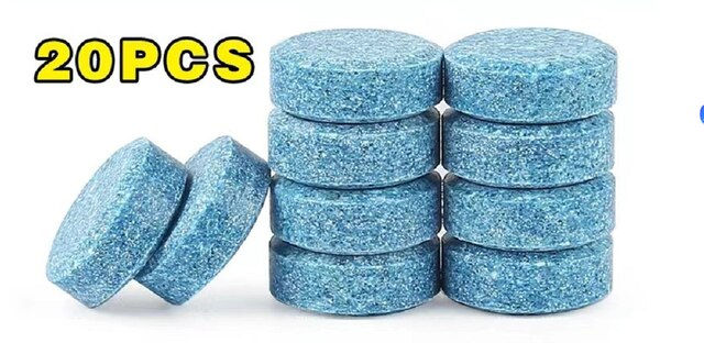 Thumbnail: 5/10/20/40/100Pcs Solid Cleaner Car Windscreen Wiper Effervescent Tablets Glass