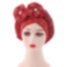 Thumbnail: Adjustable African Turban Inner Hijab Caps Aso Oke Headtie Ready To Wear Muslim