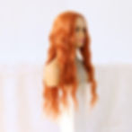 Thumbnail: Ginger Wig Lace Front Wig Orange Loose Wave Wig Orange Curly Wigs for Women Gin