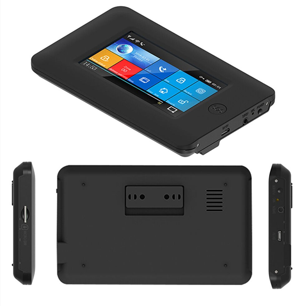 Thumbnail: PGST 433MHz All Screen Wireless WIFI GSM RFID Card Burglar Alarm System Smart H
