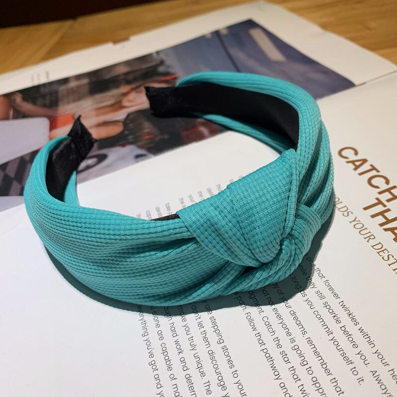 Thumbnail: Waffler Hair Hoop Hair Bands Girls Neon Color Headband Wide Hairband Candy colo