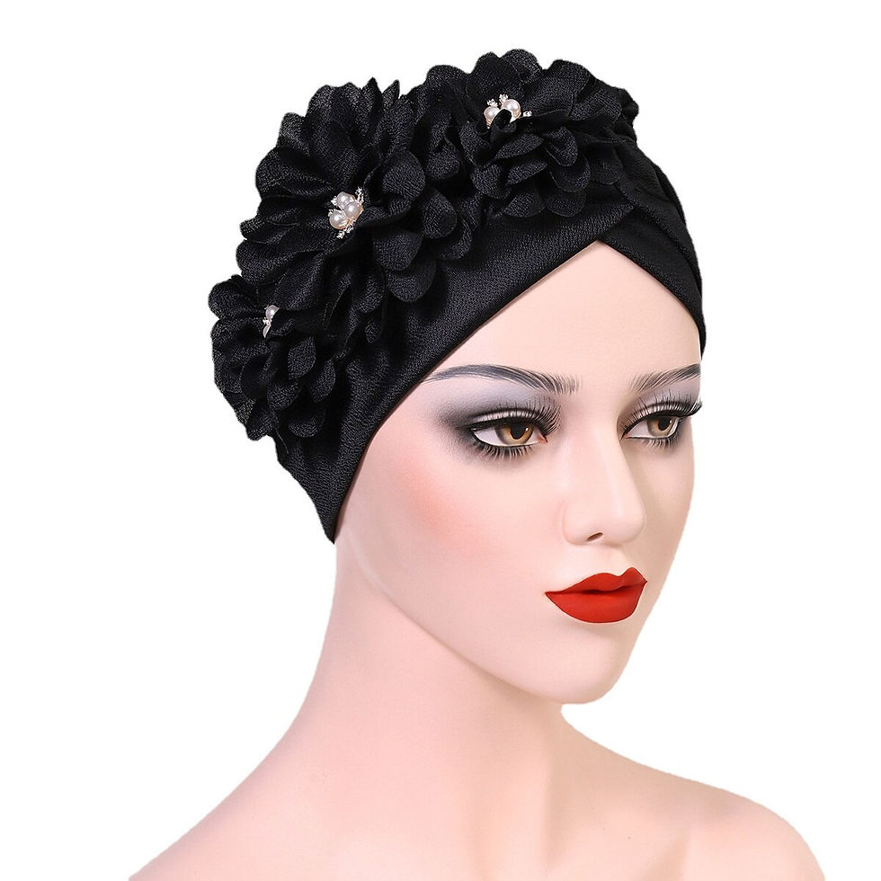 Thumbnail: New Arab Wrap Muslim Scarf Hijabs Turbans African Headtie Sequin Braid Hat for 