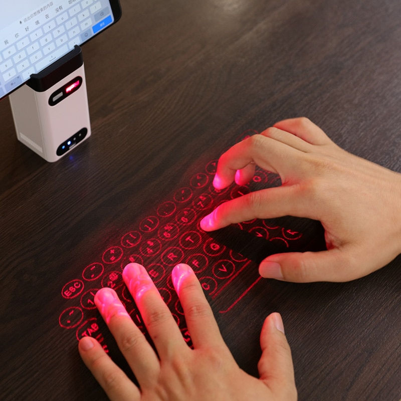 Thumbnail: New New Virtual Laser Keyboard Wireless Projector Phone Keyboard For Computer P