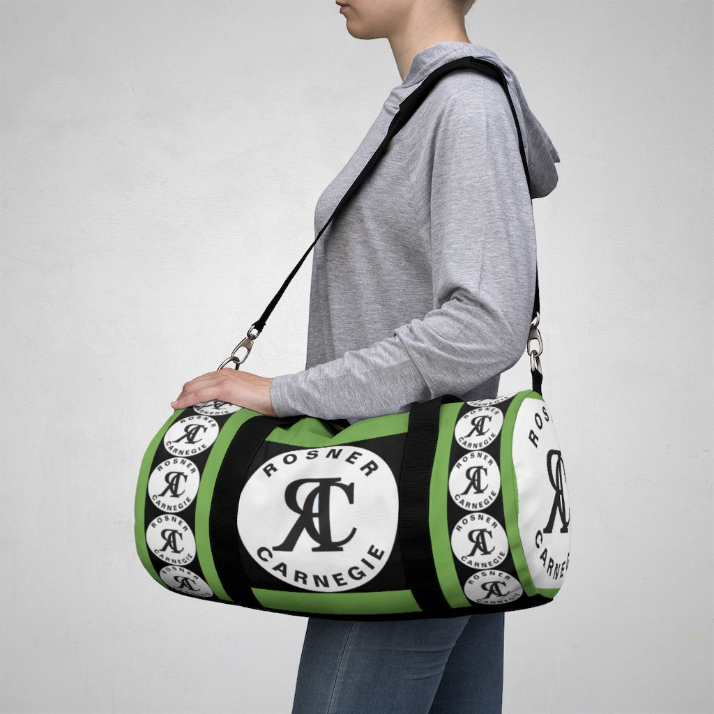 ROSNER CARNEGIE ATHLETICS® PYUBD2000110 UNISEX LARGE DUFFLE BAG - SAGE