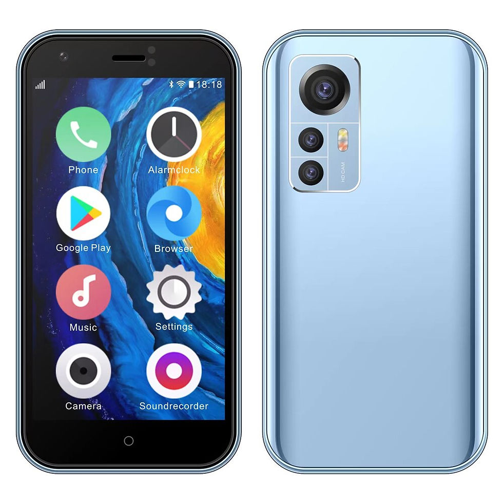 Thumbnail: SERVO S22 mini Smartphone 2.5" Screen 2 SIM Card Android Quad Core Google Play 