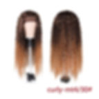 Thumbnail: Synthetic Afro Kinky Curly Headband Wig Natural Black Blonde Wigs Organic Fiber
