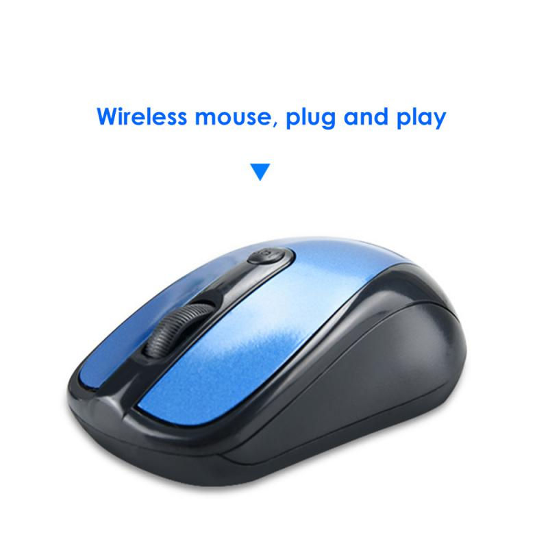 Thumbnail: Wireless Optical Mute Mouse Computer Accessories Notebook Wireless Game Mouse W