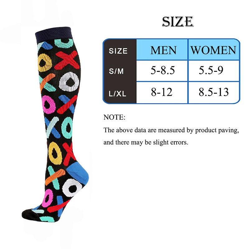 Thumbnail: 2022 New Cartoon Anime Pattern Compression Socks Unisex Outdoor Running Stockin