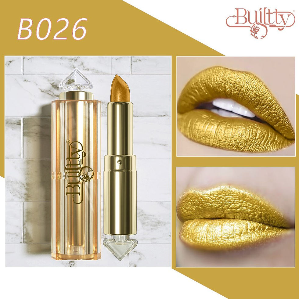 Miniatura: Gold Lipstick New Fashion Waterproof Matte Lipstick Long Lasting Sexy Lip Stick