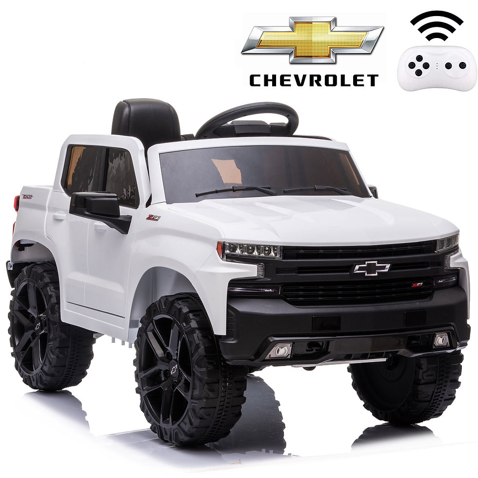 Thumbnail: Official Licensed Chevrolet Ride On Car, 12V Ride-On Truck Toy for Kids, Electr