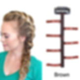 Thumbnail: Leeons French Braid Hair Tools Styling Diy Magic Bun Maker Hair Braid Accessori