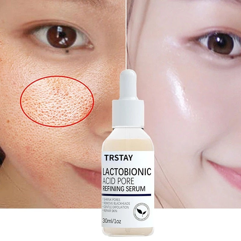 Pore Shrinking Serum Skin Elasticity Delicate Repair Essence Clean Blackheads A
