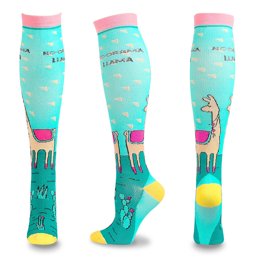 Thumbnail: 2022 New Cartoon Anime Pattern Compression Socks Unisex Outdoor Running Stockin
