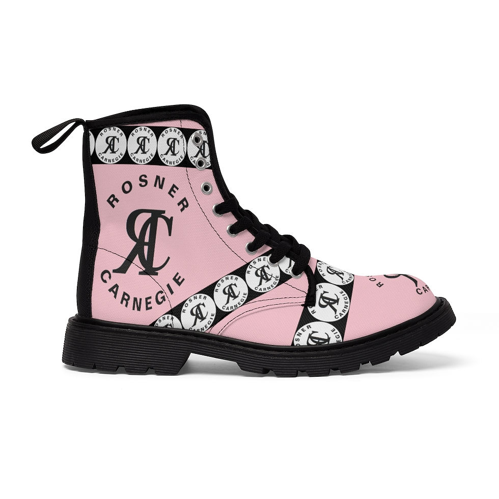 Thumbnail: ROSNER CARNEGIE ATL® MENS BOOTS 22-CAA-M-B1-HTB-D2209X1X3.5-BABY PINK