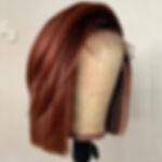 Reddish Brown Lace Front Human Hair 13x4 Bob Frontal Wigs For Black Women Brazi