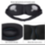 Thumbnail: 1pc 3D Sleep Mask Natural Sleeping Eye Mask Eyeshade Cover Shade Eye Patch Wome