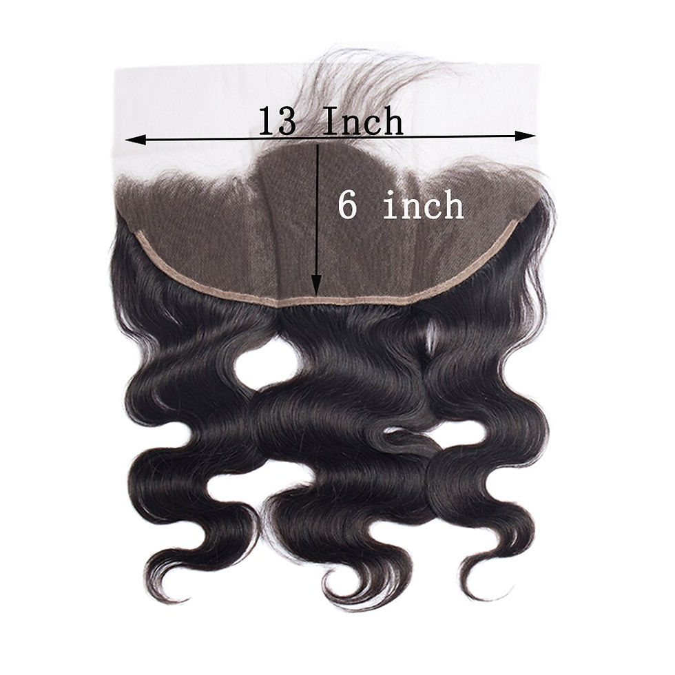 Thumbnail: Body Wave 13x4 13x6 Transparent Lace Frontal Only 4X4 5X5 Free Part Remy Lace C