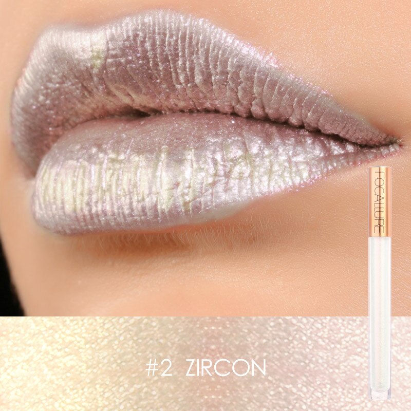 Thumbnail: FOCALLURE 12 Color Chameleon Shiny Lip Gloss Liquid  Matte Long Lasting Bright 
