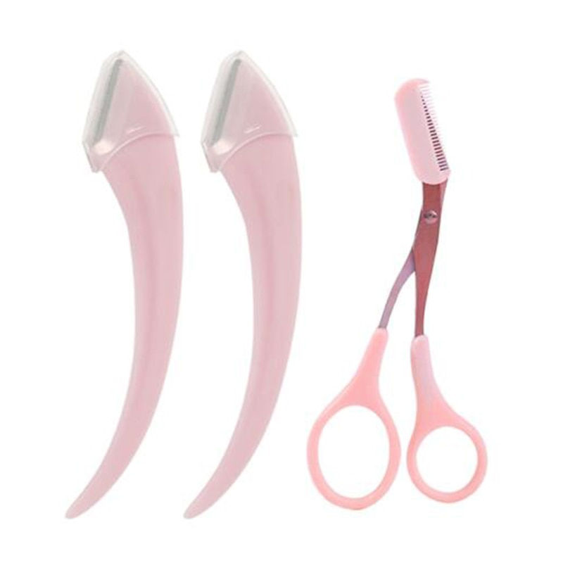 Thumbnail: Eyebrow Trimming Knife Eyebrow Face Razor For Women Professional Eyebrow Scisso