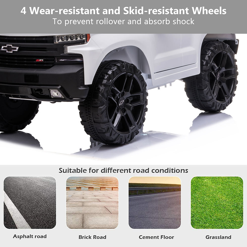 Thumbnail: Official Licensed Chevrolet Ride On Car, 12V Ride-On Truck Toy for Kids, Electr