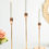 Miniatura: 3Pcs/Set Nordic Light Luxury Metal Candlestick Simple Wedding Decoration Bar Pa