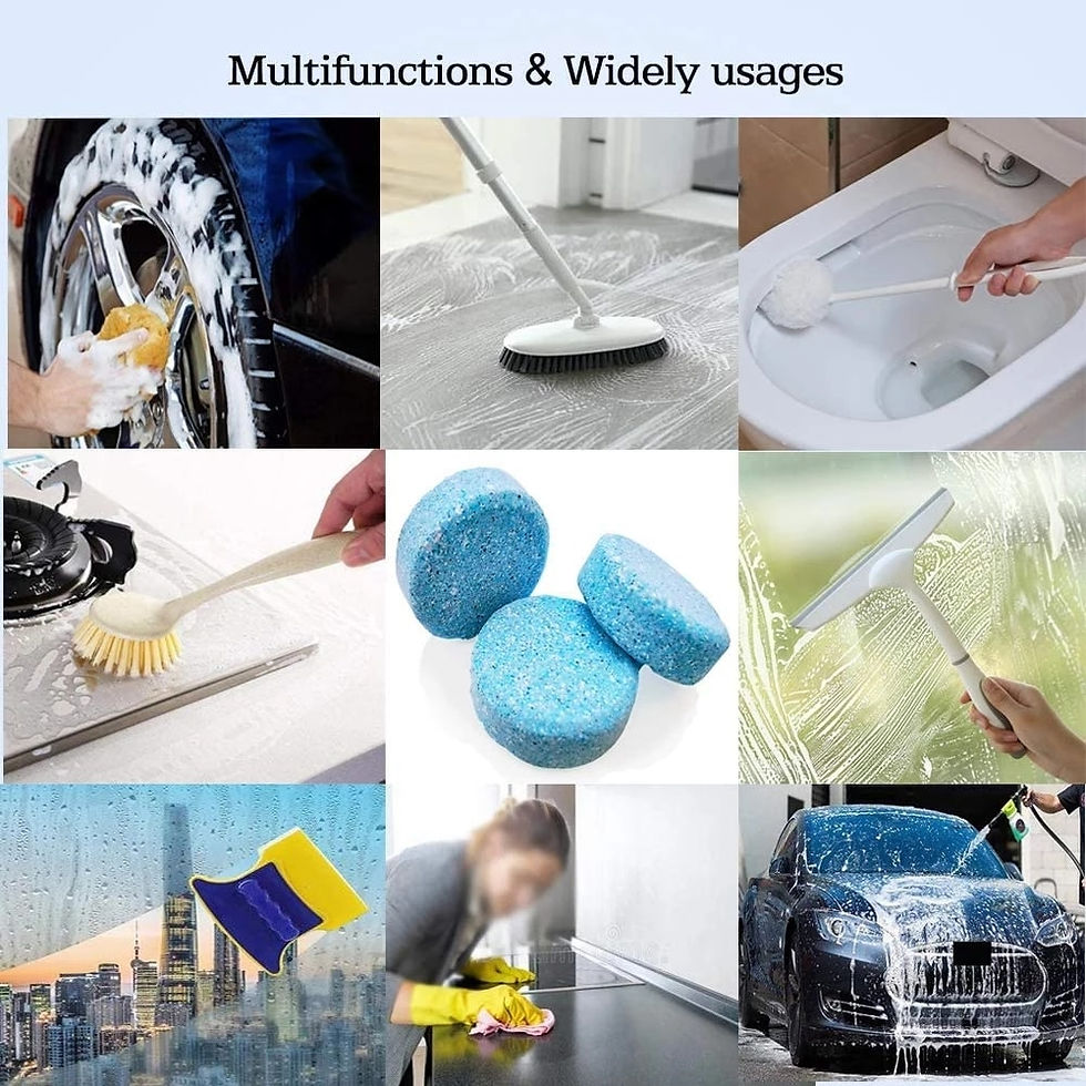 Thumbnail: 5/10/20/40/100Pcs Solid Cleaner Car Windscreen Wiper Effervescent Tablets Glass