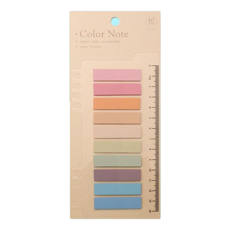 Thumbnail: 200 Sheets Colorful Sticky Notes Memo Pad Self Adhesive Label Index Tabs Bookma