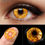 Thumbnail: D'ORELLA  2pcs Halloween Colorful Contact Lenses Anime Cosplay Eye Lenses multi