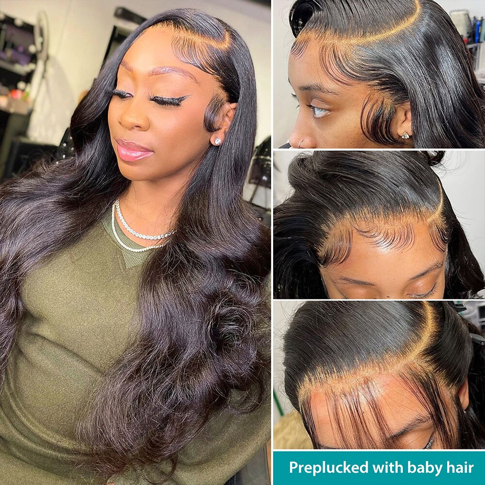 Thumbnail: 30 40 Inch Body Wave 13x6 Hd Lace Frontal Wig Glueless Wig Preplucked Human Hai