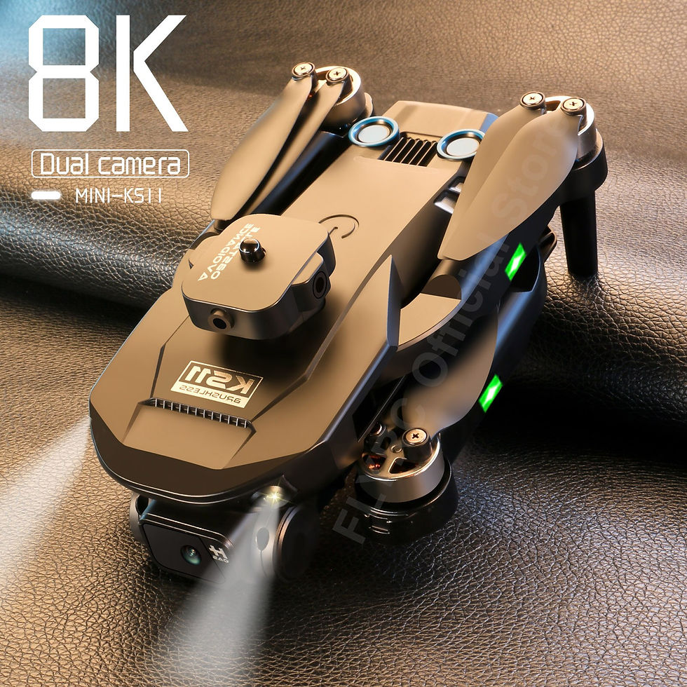 Thumbnail: New LS KS11 Mini Drone 4K Professional Dual Camera Obstacle Avoidance Optical F
