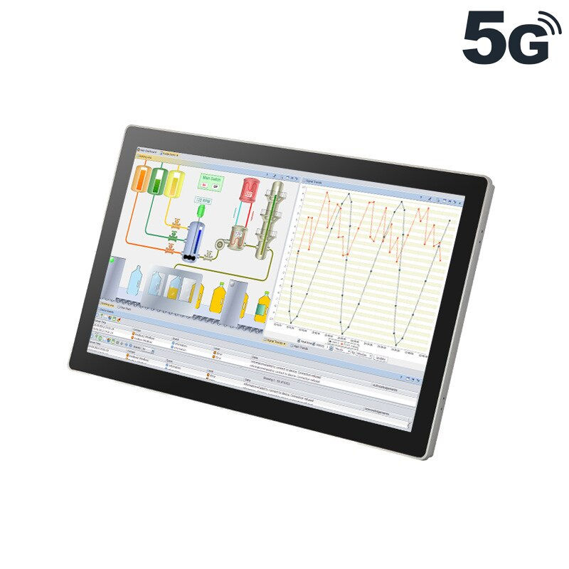 15.1" Touch Screens Capacitive Fanless Industrial Computers Core 8565U 5G Digit