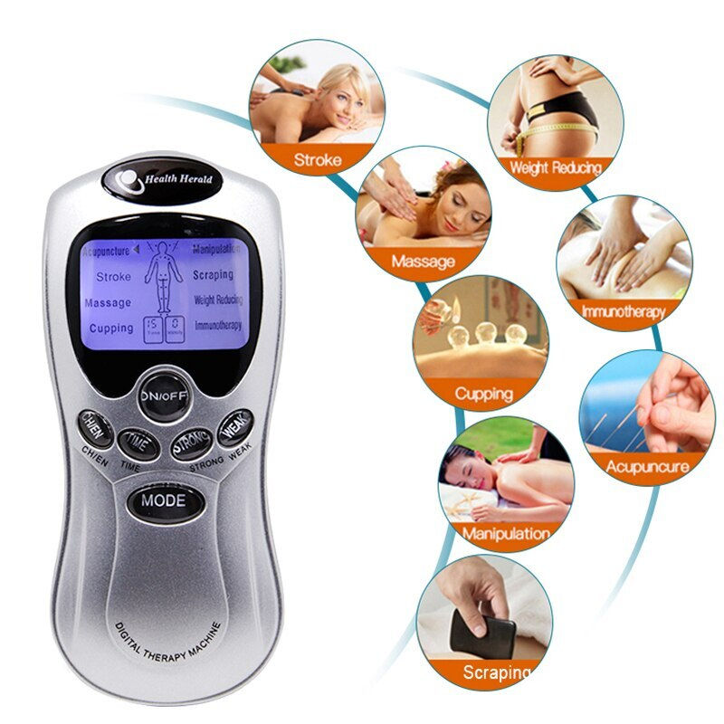 Thumbnail: Electric Tens Unit Machine Pulse Massager Muscle Stimulator Therapy Pain Relief