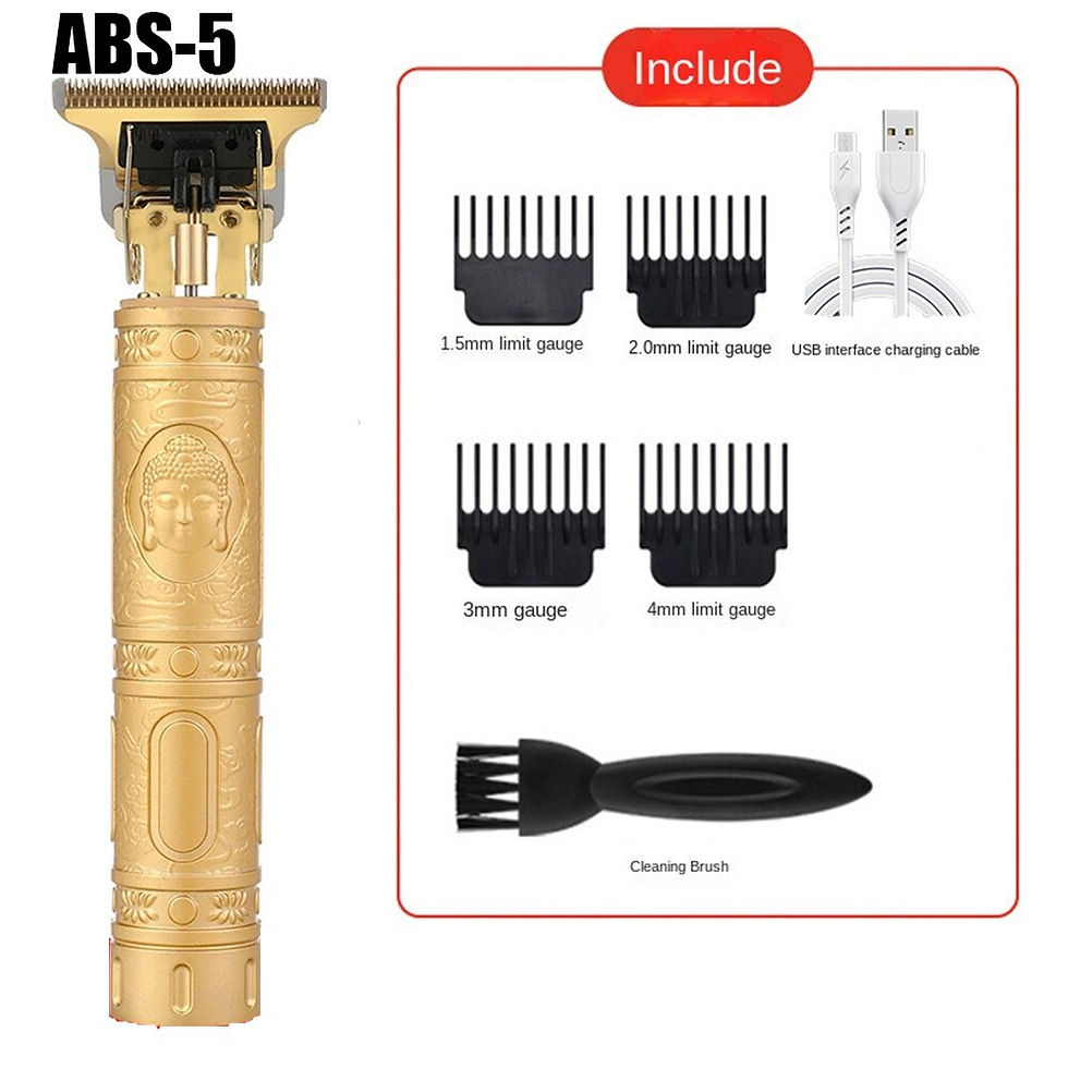 Thumbnail: Hair Clipper Three Speed Regulation Smooth Head Electric Push Oil Head Electric